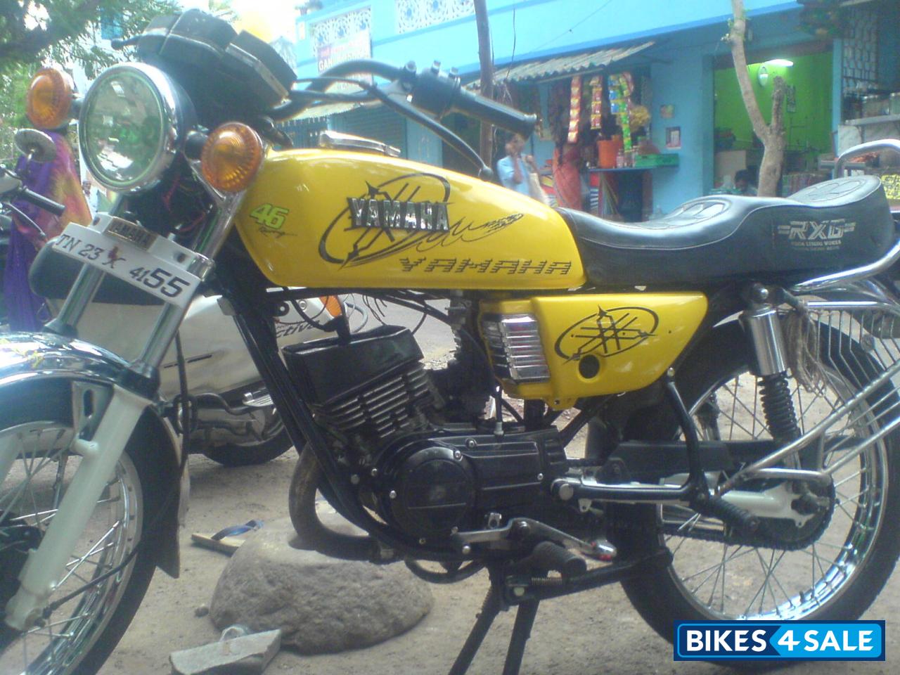 Yellow Yamaha RXZ