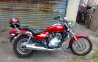 Red Bajaj Avenger