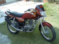 red Bajaj Caliber 115