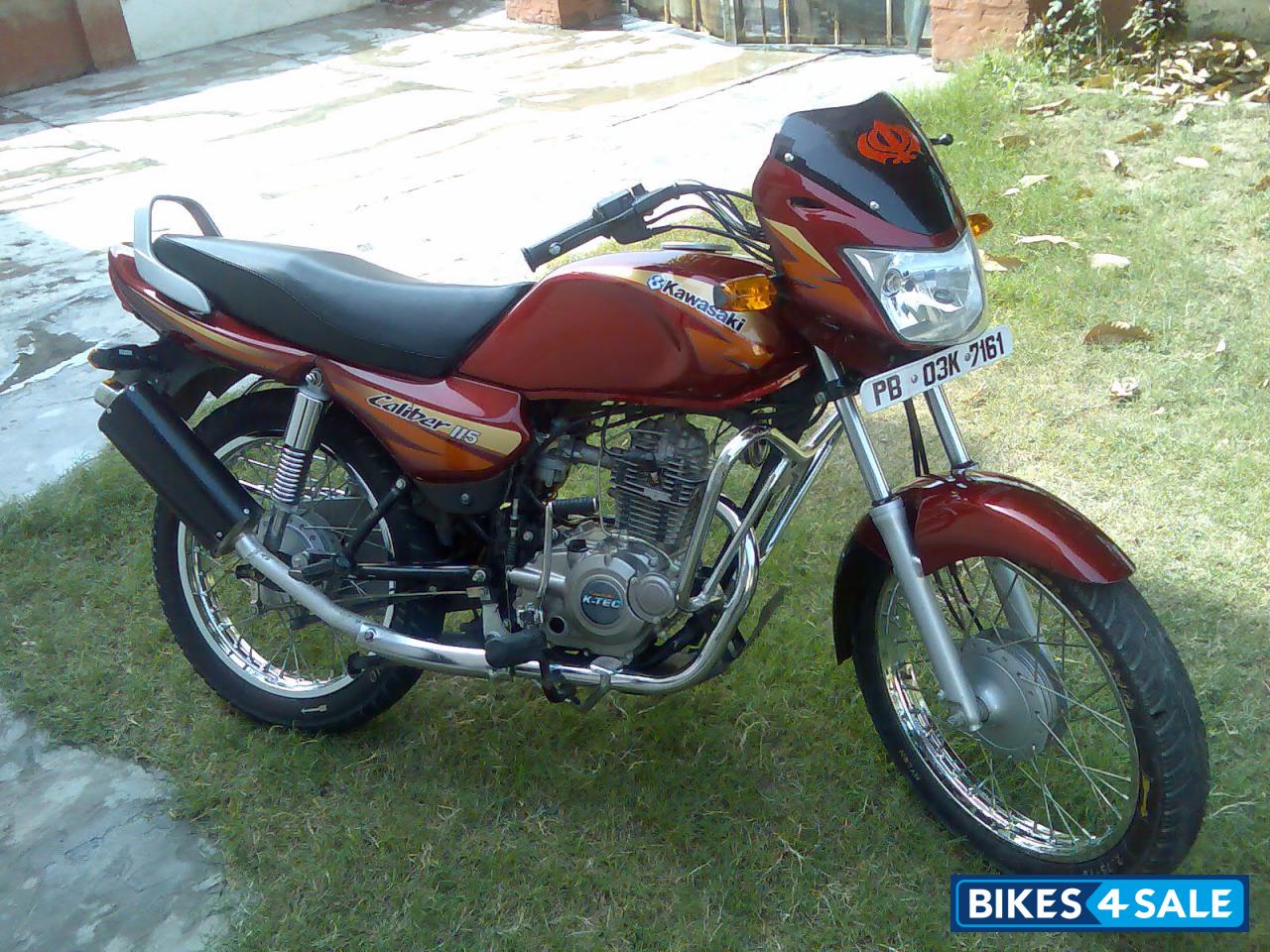 red Bajaj Caliber 115