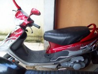 Red TVS Scooty Pep