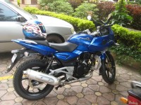 Blue Bajaj Pulsar 220 DTSi