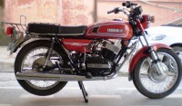 Red Yamaha RD 350