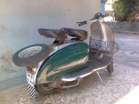 Dark Green/silver Vintage Scooter Lamby 150