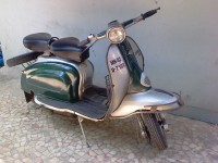 Dark Green/silver Vintage Scooter Lamby 150