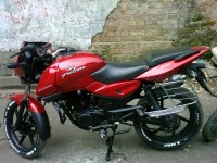 Red Bajaj Pulsar 150 DTSi