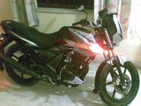 Silver TVS Flame 125