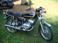 Black Yamaha RX 135