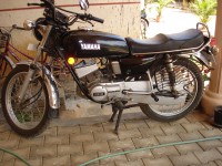 Black Yamaha RX 100