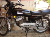 Black Yamaha RX 100