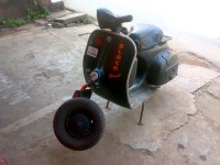 Black Bajaj Chetak