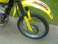 Yellow Yamaha RX 135