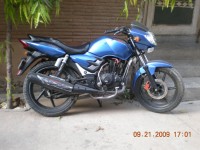 Blue TVS Apache 150