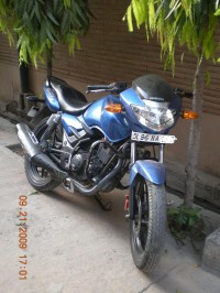 Blue TVS Apache 150