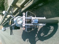 Silver Royal Enfield Bullet Electra 5S