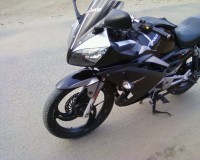 Black TVS Apache 150