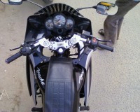 Black TVS Apache 150