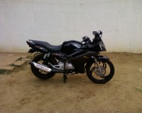 Black TVS Apache 150