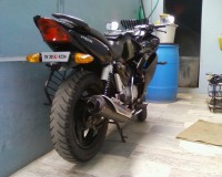 Black TVS Apache 150