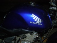 Blue Honda Unicorn