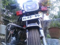 Black With Red Line Bajaj KB 100