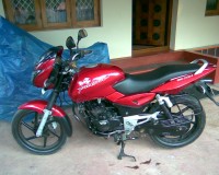 Red Bajaj Pulsar 180 DTSi