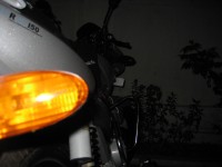 Silver TVS Apache 150