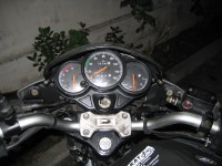 Silver TVS Apache 150