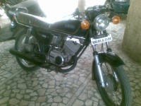 Black Yamaha RX 100