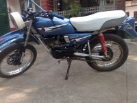 Blue Yamaha RX 135