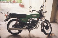 Green Yamaha RX 100