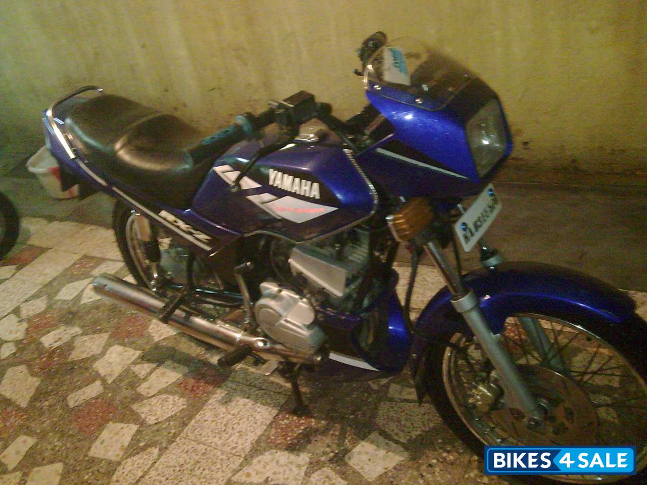 Blue Yamaha RXZ