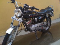 Black Yamaha RX 100