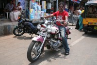 Pink Royal Enfield Bullet Standard 350