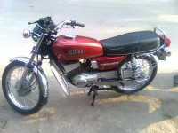 Maroon Yamaha RX 100