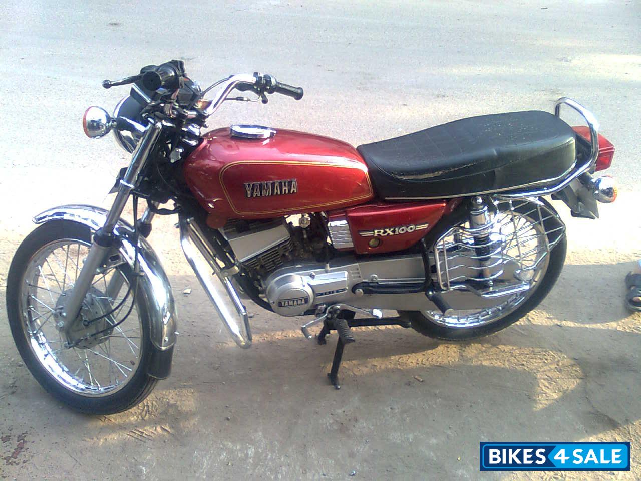 Maroon Yamaha RX 100