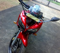 Red Yamaha Fazer