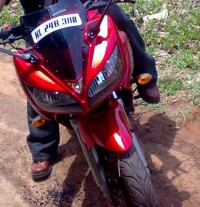 Red Yamaha Fazer