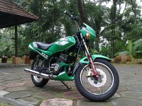 Green Yamaha RXZ