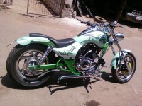 Two Tone Color Modified Bike