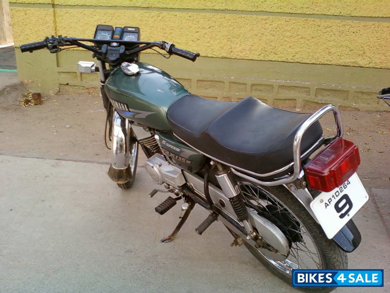 Used 1999 Model Yamaha Rx 135 For Sale In Hyderabad Id Mahendi Green Colour Bikes4sale