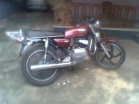 Red Yamaha RX 100