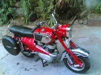 Burgundy Red Yamaha Rajdoot