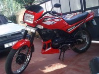 Red Yamaha RXZ