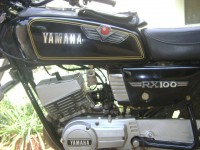 Black Yamaha RX 100