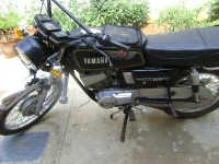 Black Yamaha RX 100