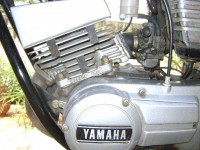 Black Yamaha RX 100