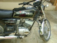 Black Yamaha RX 100