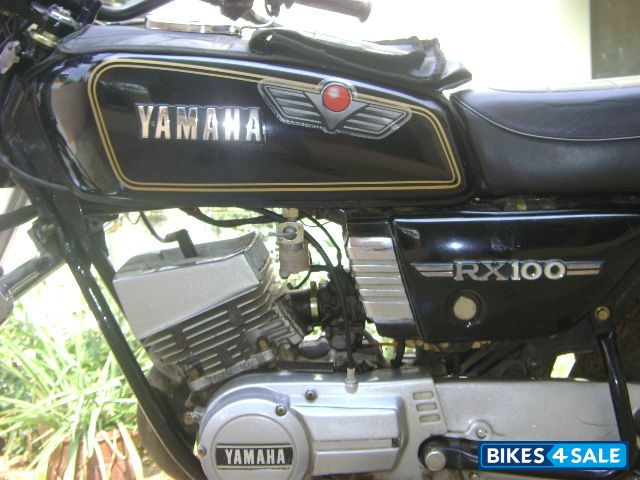 Black Yamaha RX 100