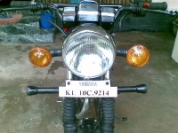 Black Yamaha RX 100